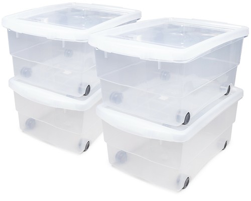 Rollbox mit deckel - 4x, 80l